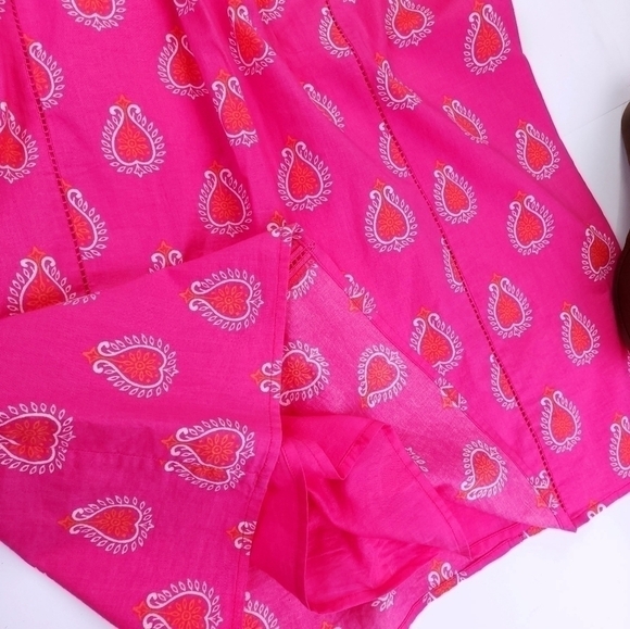 Vineyard Vines Pink Light Cotton Lined Dress Sz 4 - Picture 9 of 11